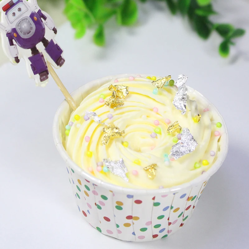 Серебряная фольга для украшения шоколада помадки свадебного дня рождения