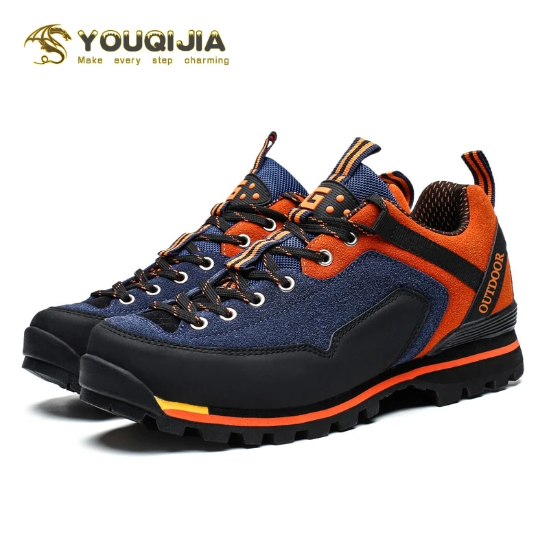 Мужская повседневная обувь Лидер продаж прогулочная водонепроницаемая кожаная