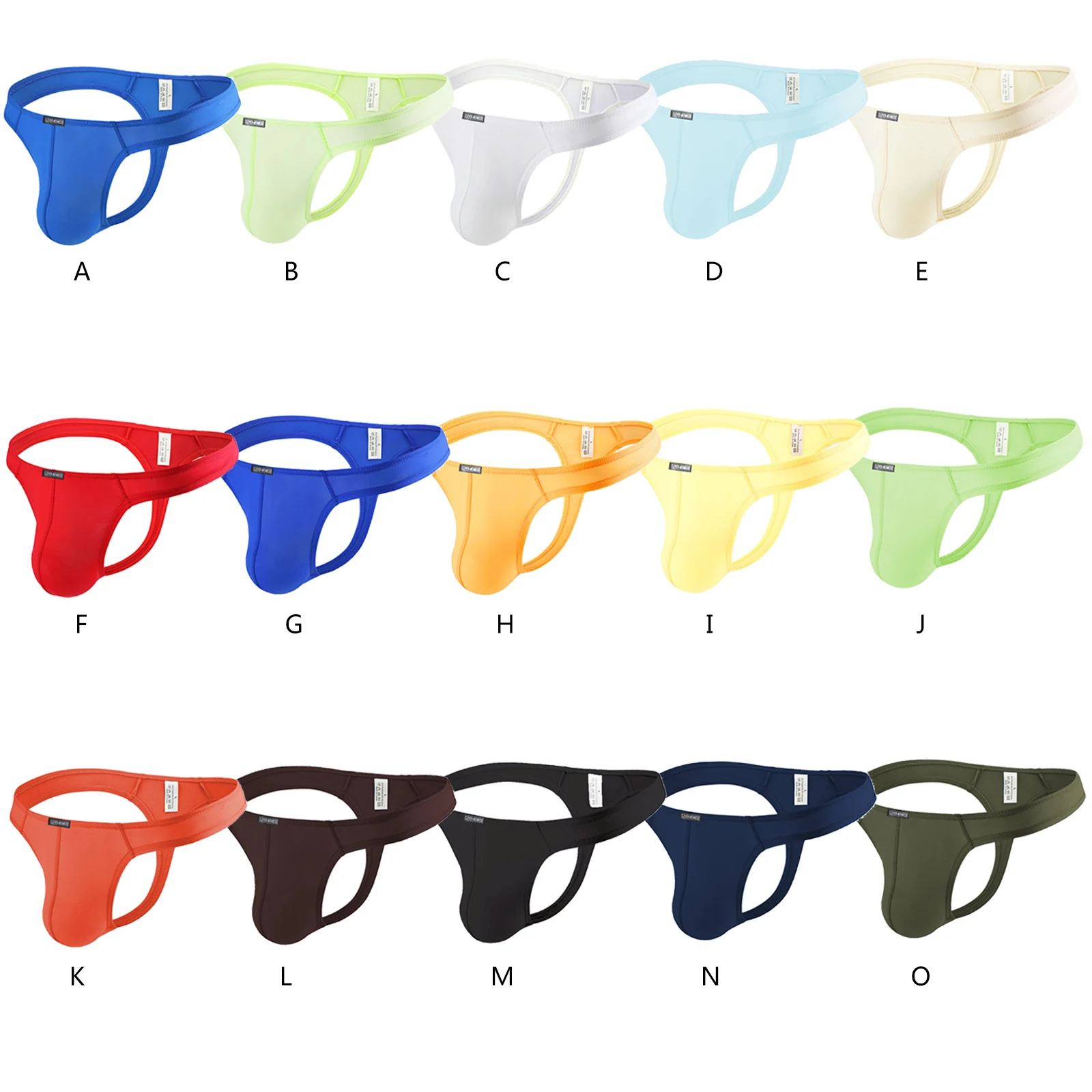 CLEVER-MENMODE 8 pcs Sexy Men Thong and G String Ice Silk Underwear Ultra Thin Panties T-back hombre Underpants Erotic Lingerie