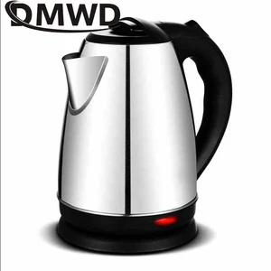 DMWD 1500 Вт Электрический чайник из нержавеющей стали в раздельном стиле, котел с подогревом горячей воды, автоматическое отключение, чайник с подогревом, чайник с вилкой для ЕС и США