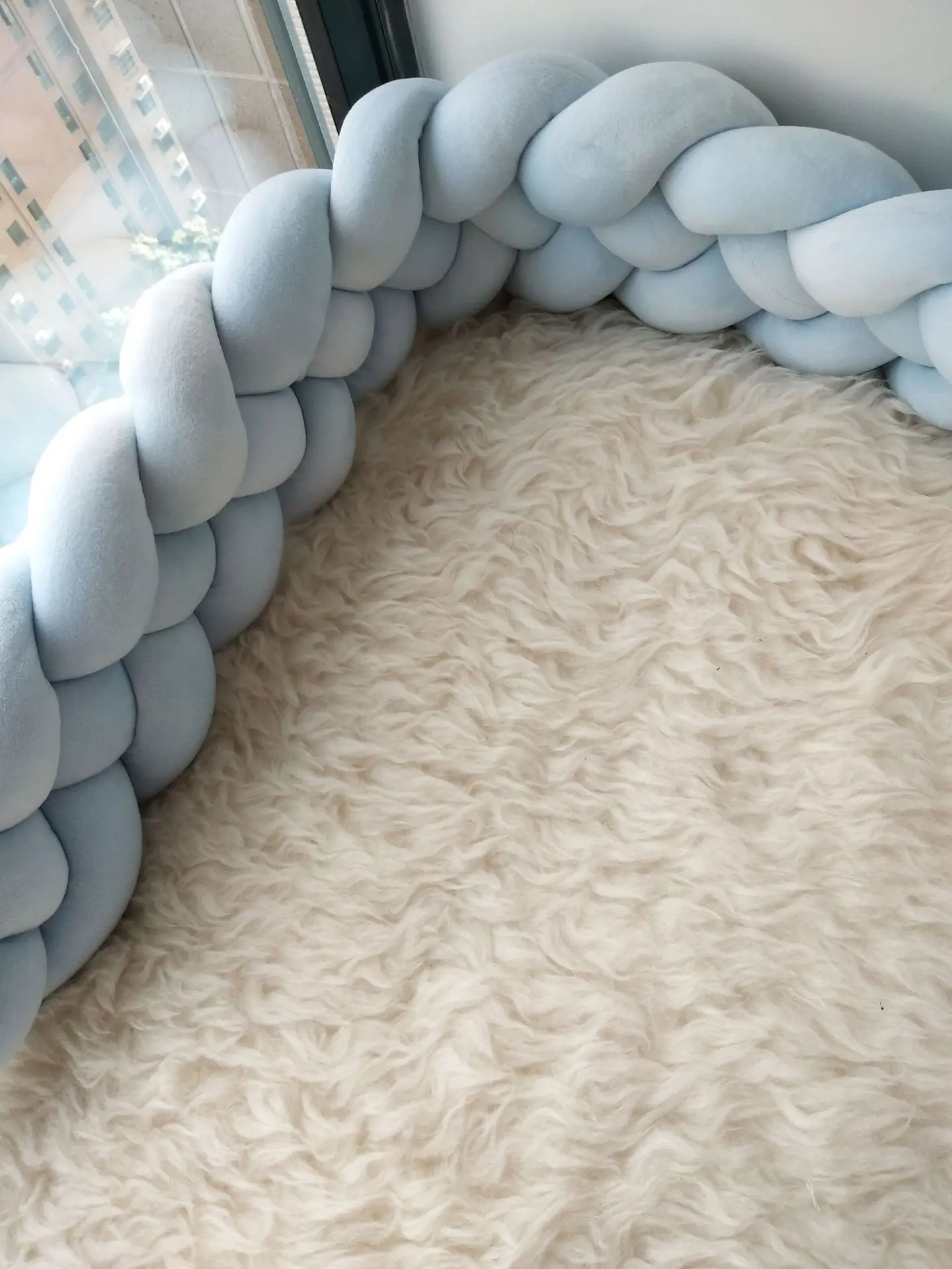 Оплетка-бампер для детской кроватки 4 пары