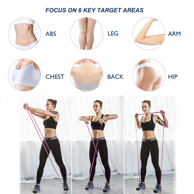 Эластичная лента для занятий йогой удлиненная эластичная фитнеса тренировочное