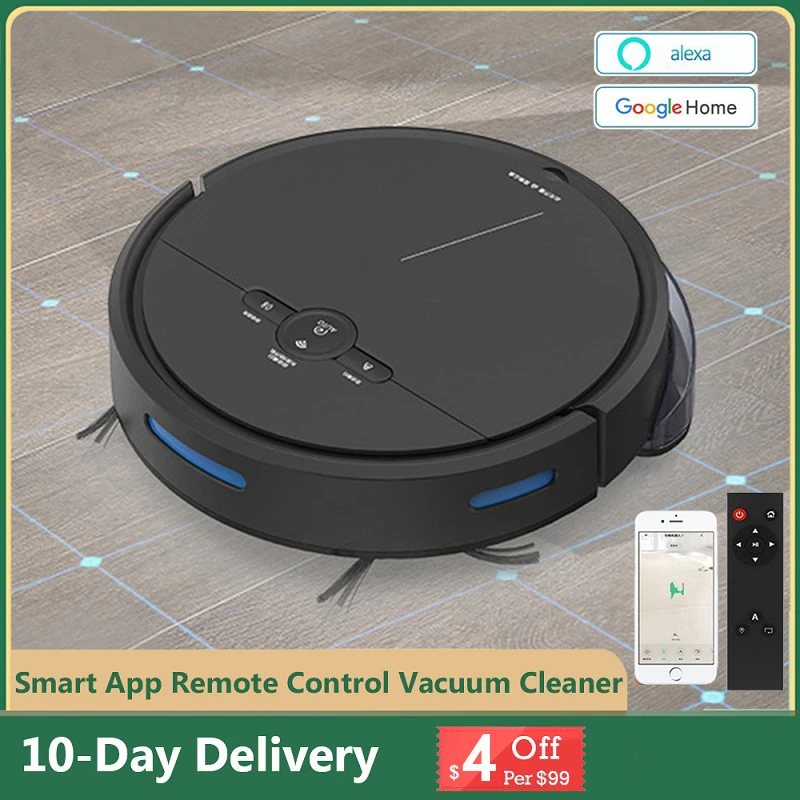 

Smart Robot Vacuum Cleaner Sweeper Wet Mop 3600Pa App Remote Control Vacuum Cleaner Home Multifunctional Wireless Sweeping Robot