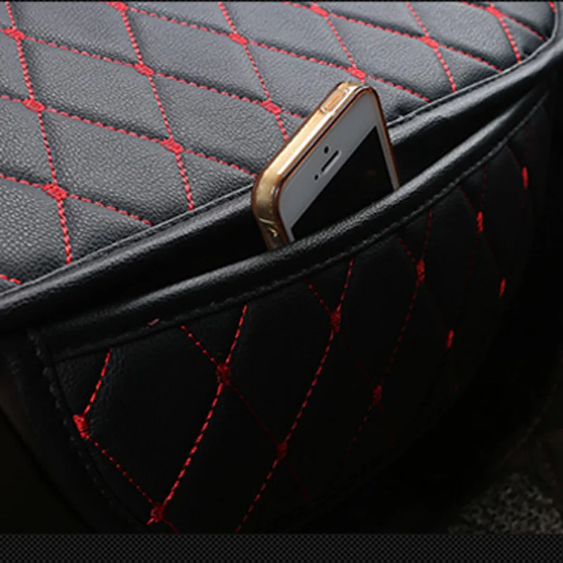 

PU Leather Car Seat Cover Universal Auto Interior Car Front Rear Back Cushion Protector Accessories Interior 1/3 pieces