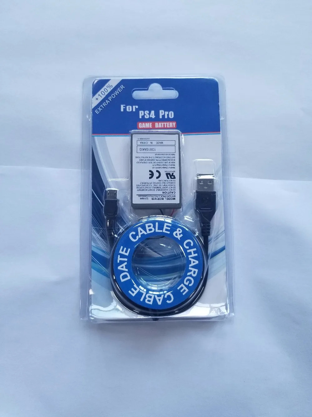 Аккумулятор 2 шт./лот PS4 PRO батарея 2000 мАч + зарядный USB кабель для беспроводного