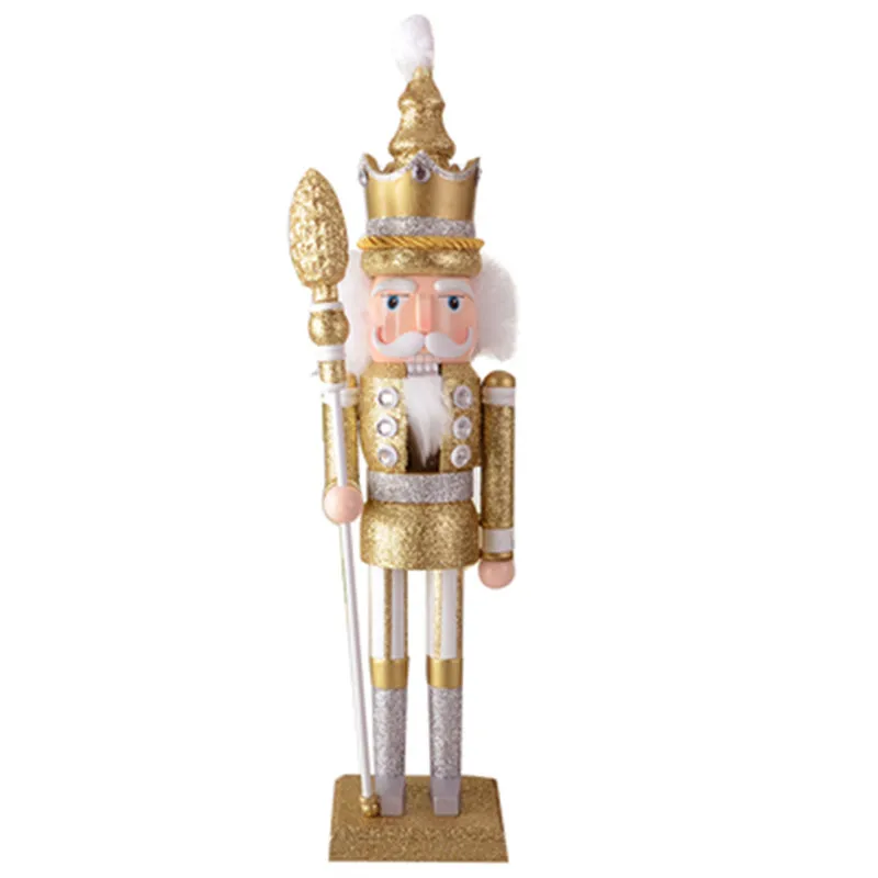 

Christmas Gift Creative Nutcracker Puppet Decoration Home Accessories Figurine Miniature New Year Birthday Wedding Gi