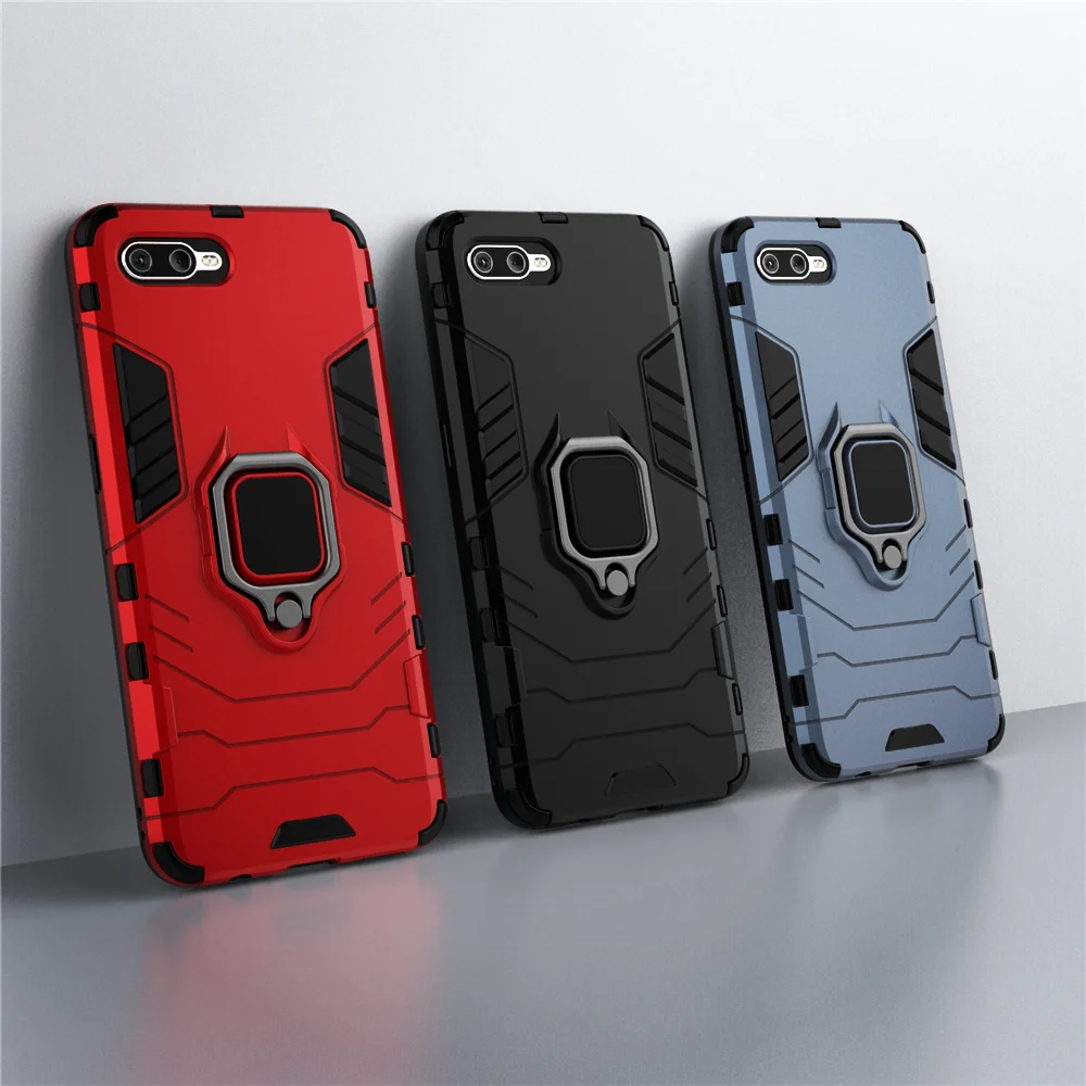 

For Oppo Reno A Case Magnetic Car Shockproof Ring Armor Cover Reno A CPH1983 Cover For Oppo Reno A RenoA 6.4" Coque Funda