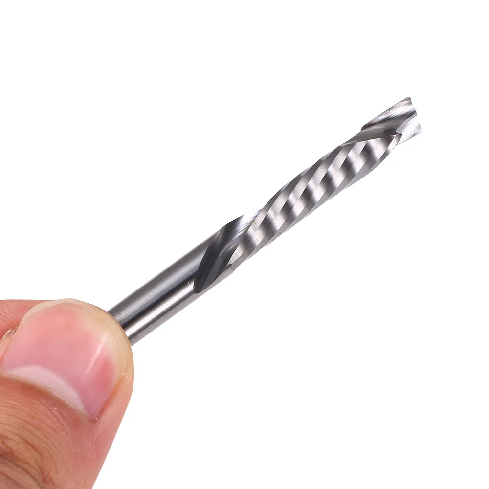 値段 CNCフライス工具用にカットされた単一のスパイラルフルートカーバイド,6x32x60l,20個