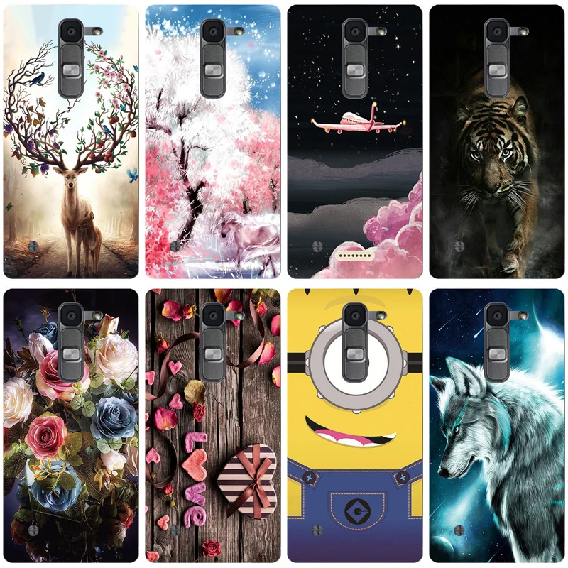 Чехол с рисунком для LG Spirit 4G LTE H420 H422 H440 C70 мягкий ТПУ чехол телефона Coque