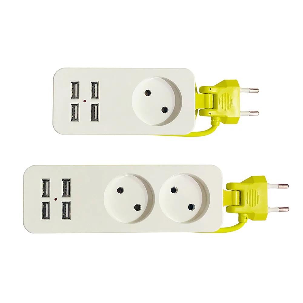 Сетевой фильтр с 4 USB-портами и несколькими розетками 1200 Вт 250 В 1 5 м | Электроника