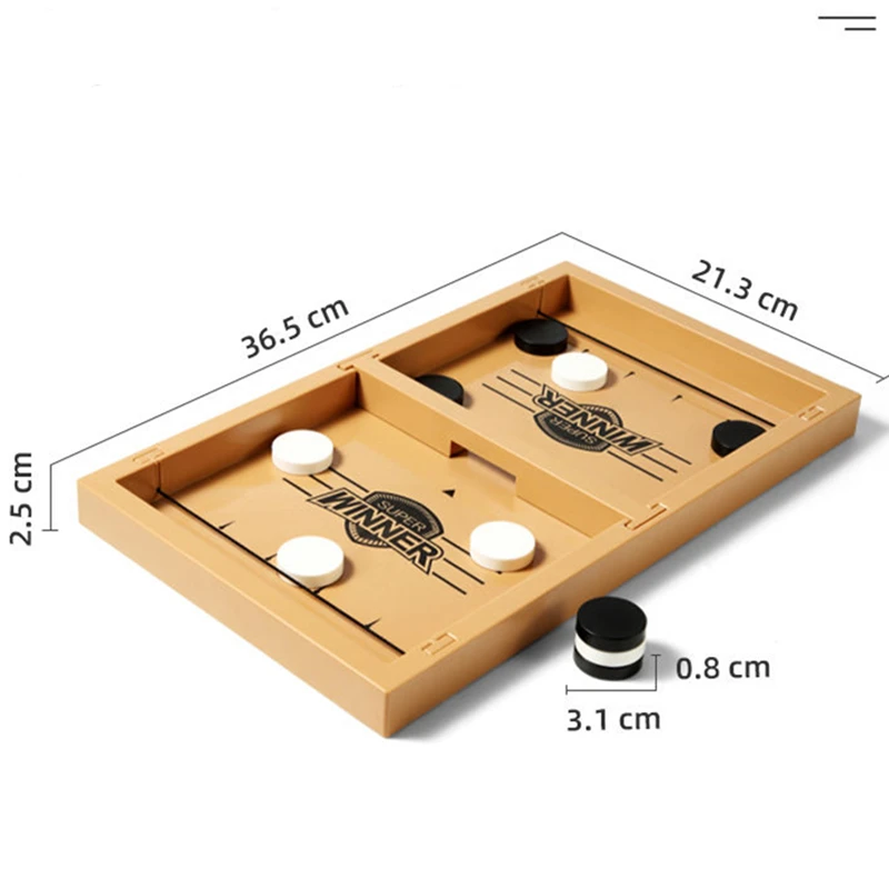 

Foosball Winner Games Table Hockey Game Catapult Chess Parent-child Interactive Toy Fast Sling Puck Board Game 10 Chess Pieces