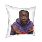 Чехол для подушки Khaby Lame чехол для подушки из полиэстера, Декор, мем, забавный, для взлома, для простой диванной подушки, на молнии, 40x40 см