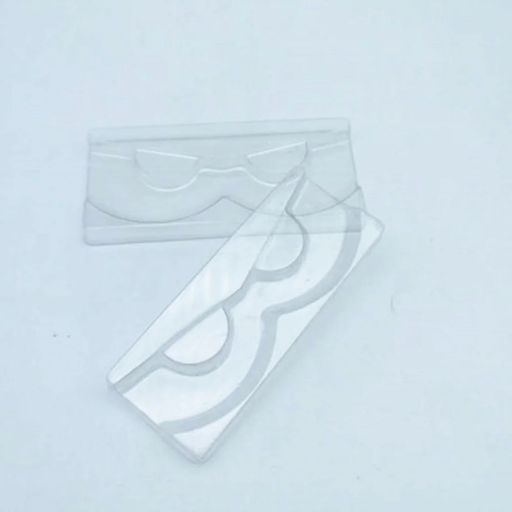 Прозрачный ресниц лотки Пластик норки держатель прозрачный металлический лоток