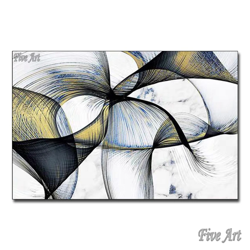 

Wall Art Abstract Paintings Modern Oil Painting On Canvas Home Decoration Living Room Pictures Handpainted No Framed