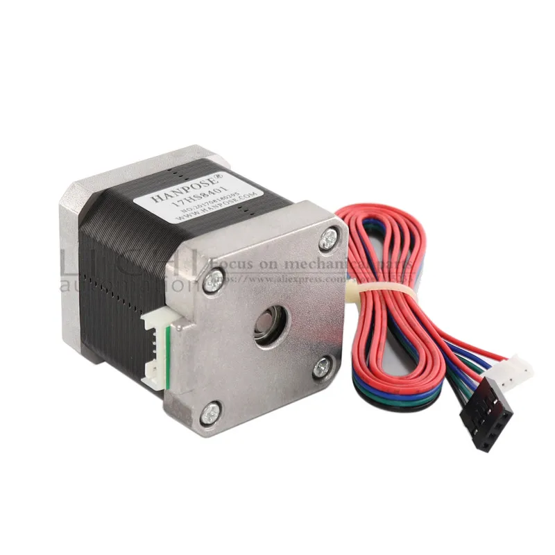 Шаговый двигатель Nema17 42bygh 4 lead 17HS8401 D 42x48 мм с высоким крутящим моментом 1 8 А 52 Н см