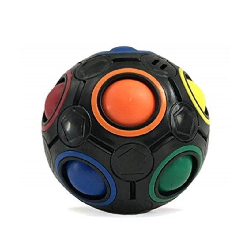 

Magic Soccer Toys Rodent Game Decompression Jouet ABS Material Rainbow Ball Finger Mini Football Smart Toy