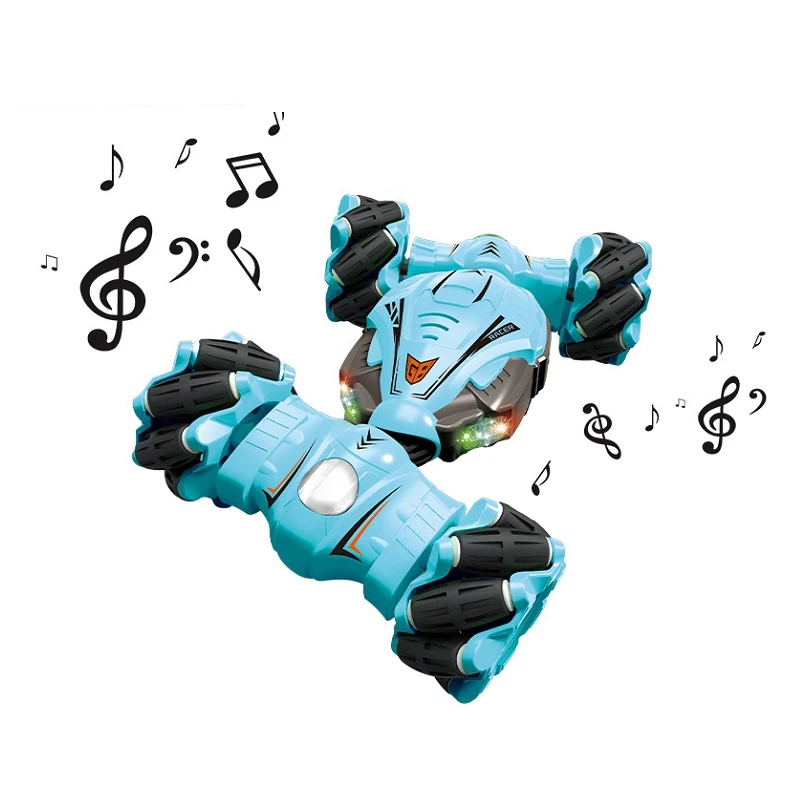 

Lateral Twist Stunt Car Light Remote Control Double-Sided Tumbling Deformation Off-Road Vehicle Boy Charging Toy Model