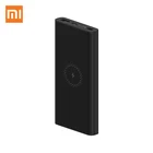 Умный беспроводной Молодежный внешний аккумулятор Xiaomi Mijia емкостью 10000 мАч с портом USB C, внешний аккумулятор емкостью 10000 мАч для быстрой беспроводной зарядки смартфонов