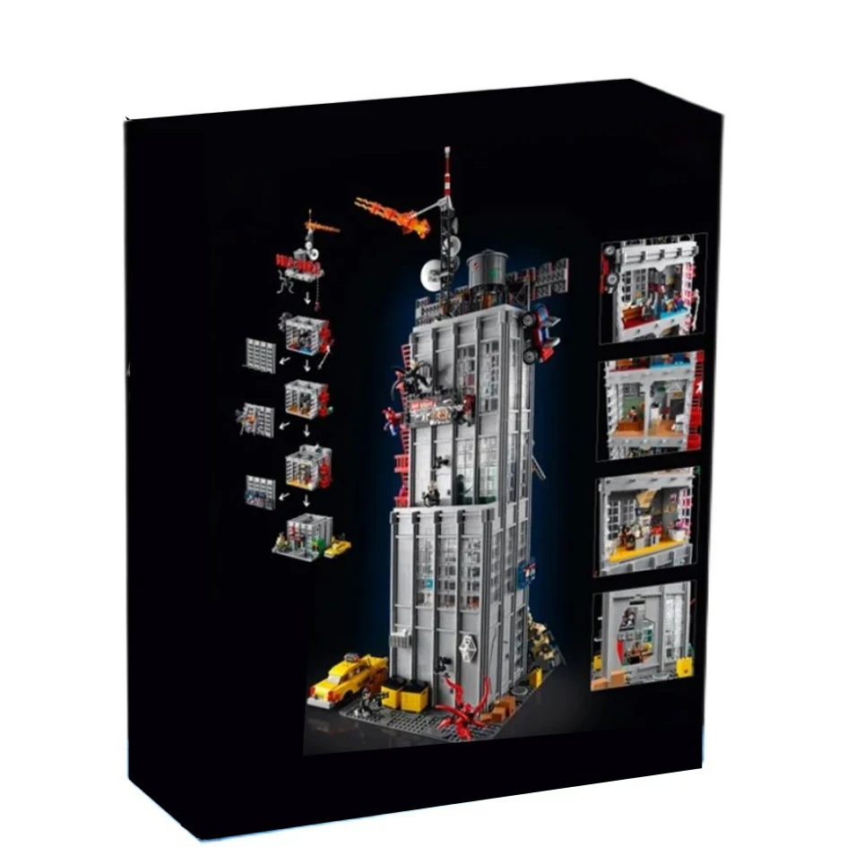 

Famous Movie Heroes 76178 Daily Bugle Office building Building Model Building blocks Children's Educational Toy Gift New Product