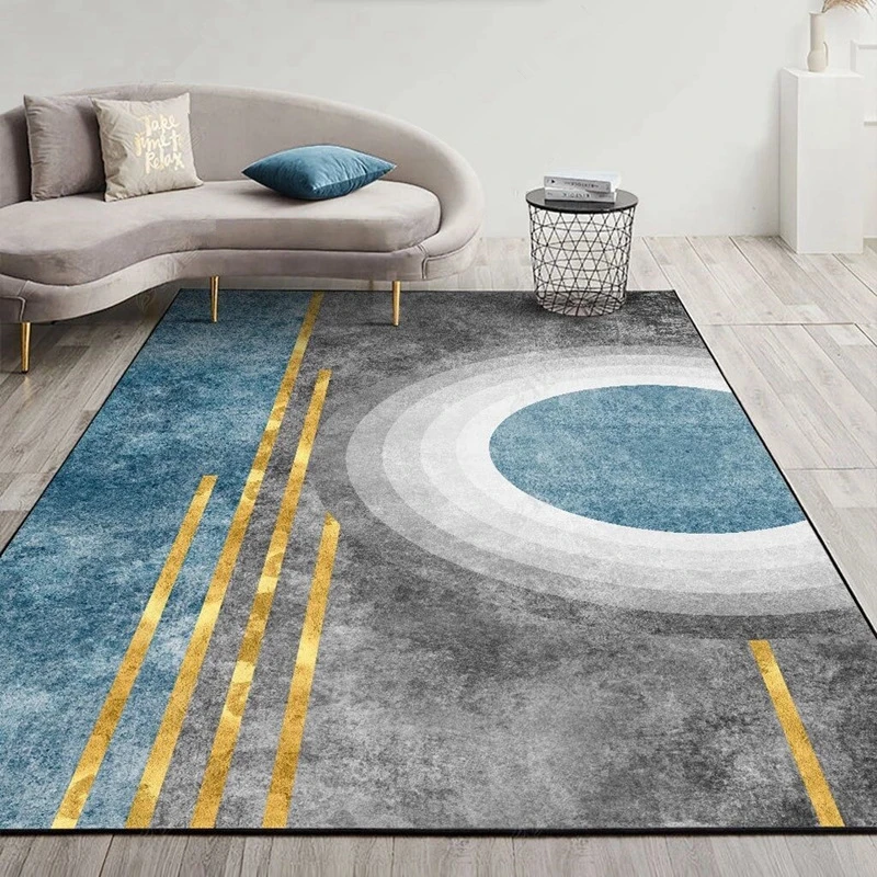 

European Style Abstract Geometry Rug Bathroom Carpet Absorbent Mat Home Living Room Rugs and Carpets Bed Room Anime Rug 1pc