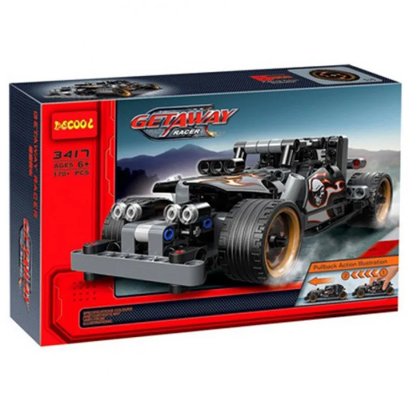 Конструктор Decool (Jisi bricks) 3417 Гоночный автомобиль для побега | Игрушки и хобби