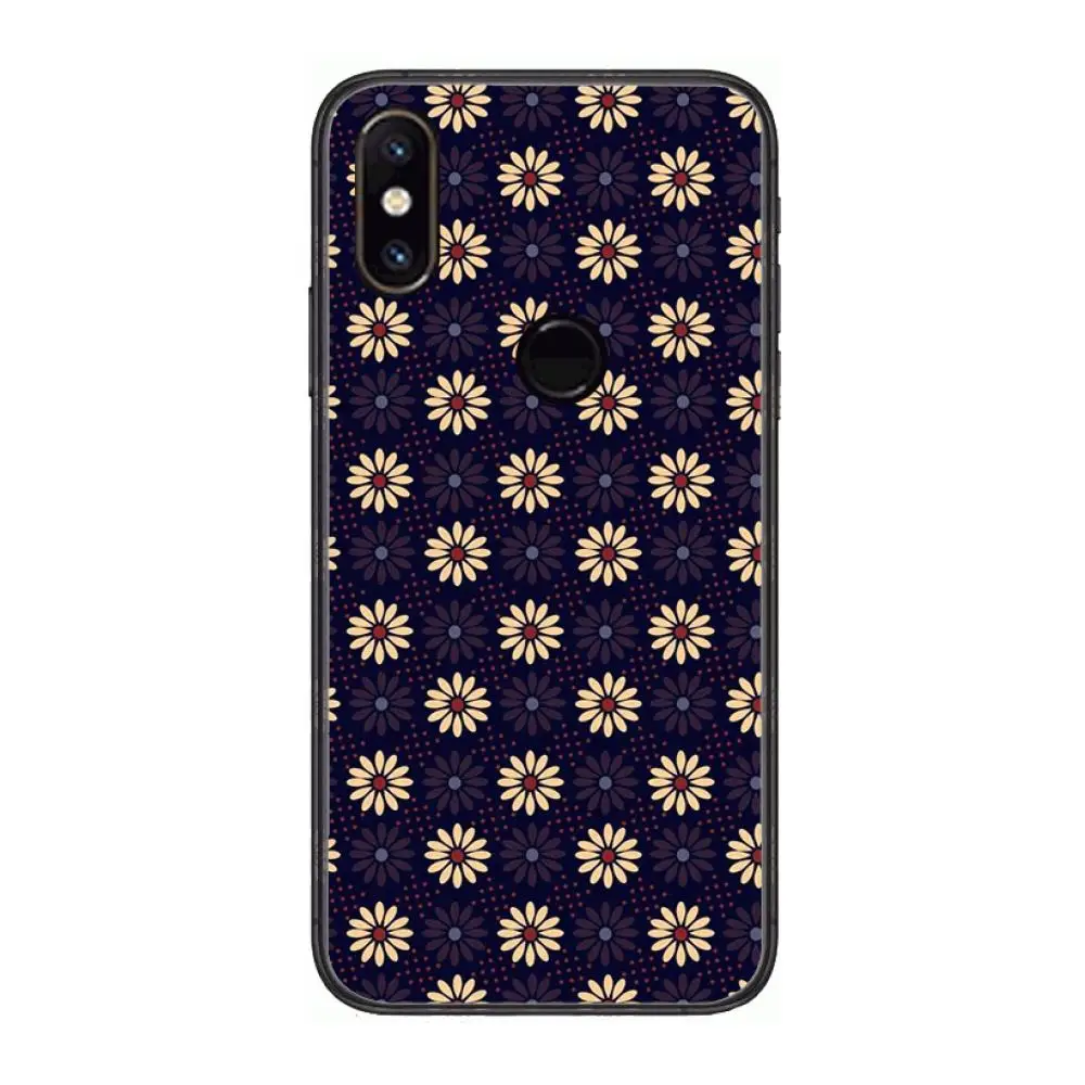 

African style fabric Phone Case For xiaomi M2 C3 X3 F2 Lite NFC 6 5 x Poco k30 Pro Anime Black Cover Silicone Back Pretty