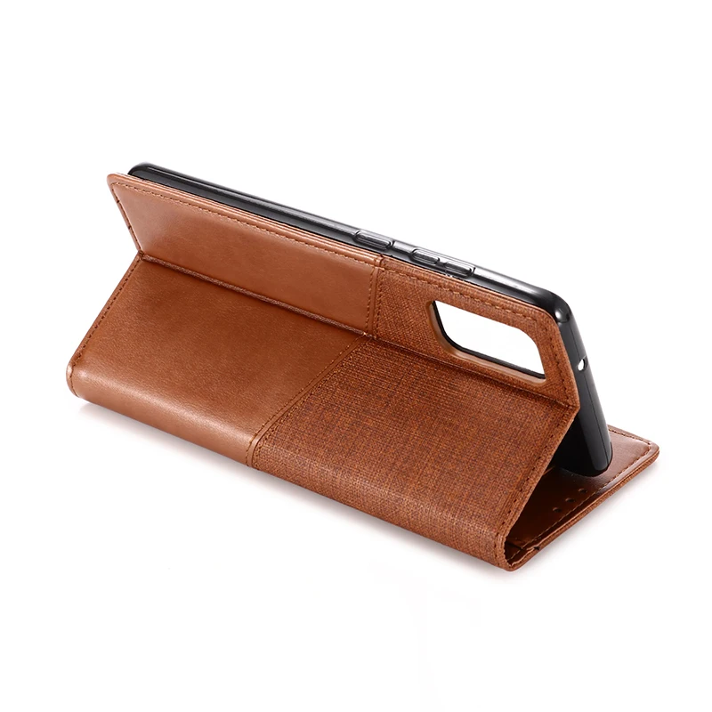 Блестящий кожаный чехол с откидной крышкой для samsung Galaxy S20 + Магнитный кошелек