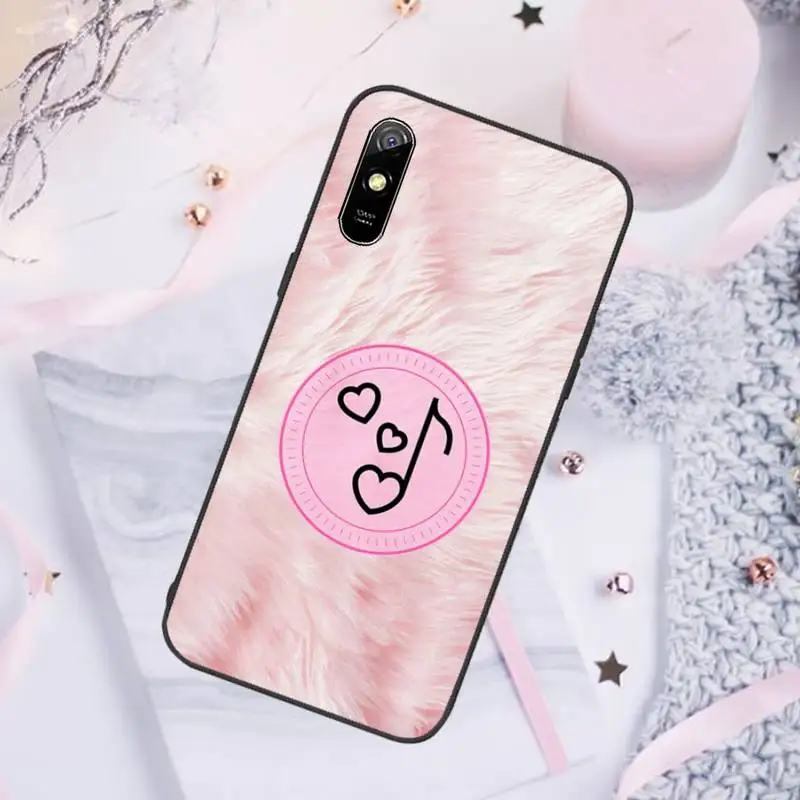 

Phone Case For Xiaomi Redmi note 7 8 9 pro 8T 9A 9S Mi Note 10 Lite pro Fashion pink queen letters