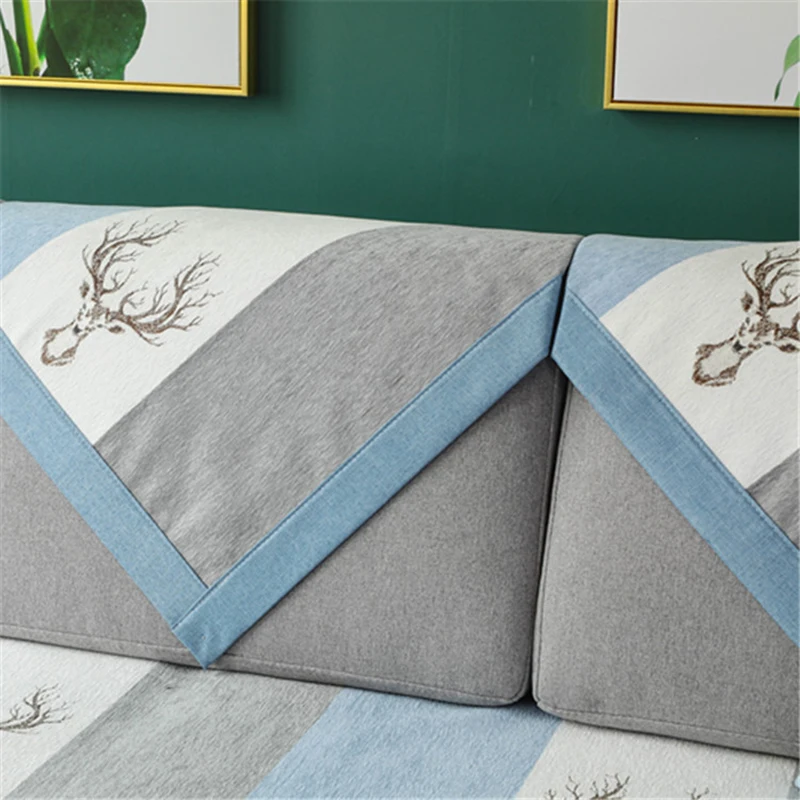 Тканевый чехол для дивана летнего современного подушка минималистичный