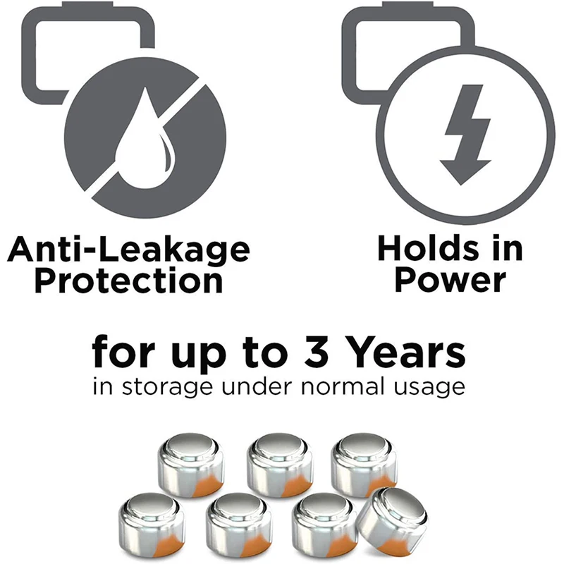 

24pcs/4cards PKCELL Hearing Aid Batteries A10 10A ZA10 10 S10, Zinc Air 10/A10 Hearing Aid Batteries