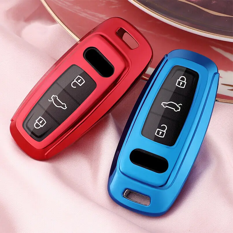 

Full Sealed TPU Car Key Fob Cover Case For 2019 Audi A6L/A7 2018-2019 Audi A8L
