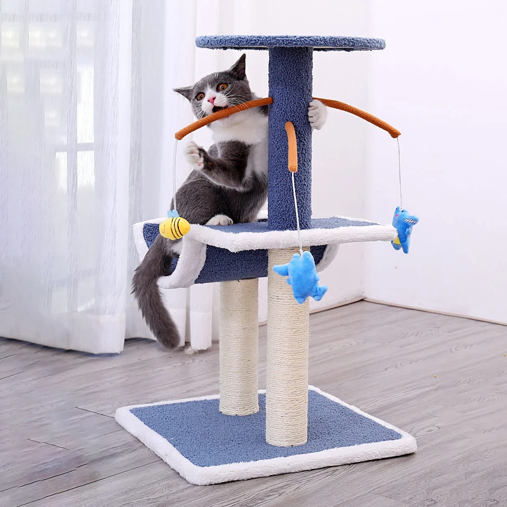 

Cat Tree Cat Climbing Frame Cat Litter Cat Tower For Indoor Cats Cat Trees Catch One Cat Shelf Cat Tree Scratching Jumping Cat