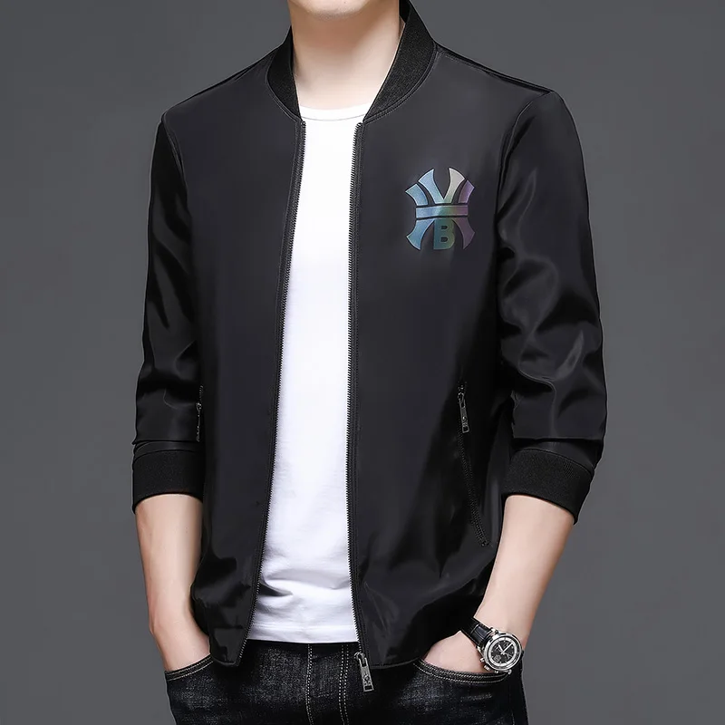 

Top Grade Brand Casual Fashion Streetwear Jacket Men Spring Autumn New Windbreaker Bomber Smart Coats Mens Clothing 2021