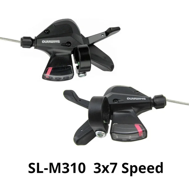 SL-M310 3X7 Speed Altus SL-M310 M315 рычаг переключения скоростей для велосипеда 3x7 3x8 2x7 2x8 21S 24S набор триггеров для переключения скоростей Rapid Fire Plus W/кабель переключения скоростей - Цвет: SL-M310 3X7 Speed