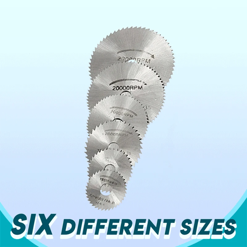 7 шт. мини пила циркулярная из быстрорежущей стали вращающийся инструмент для Dremel