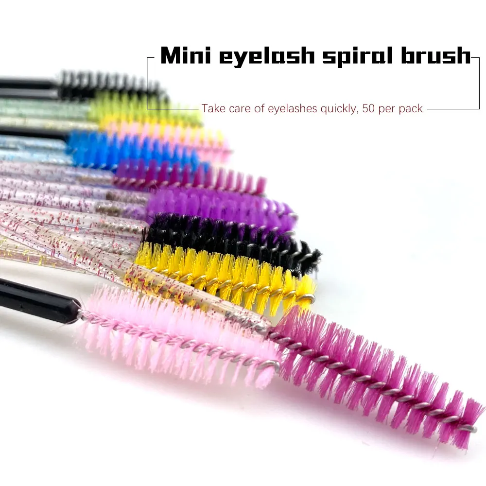 50 ⑤ упак. одноразовый Кристалл щеточки с тушью для ресниц палочка кисти