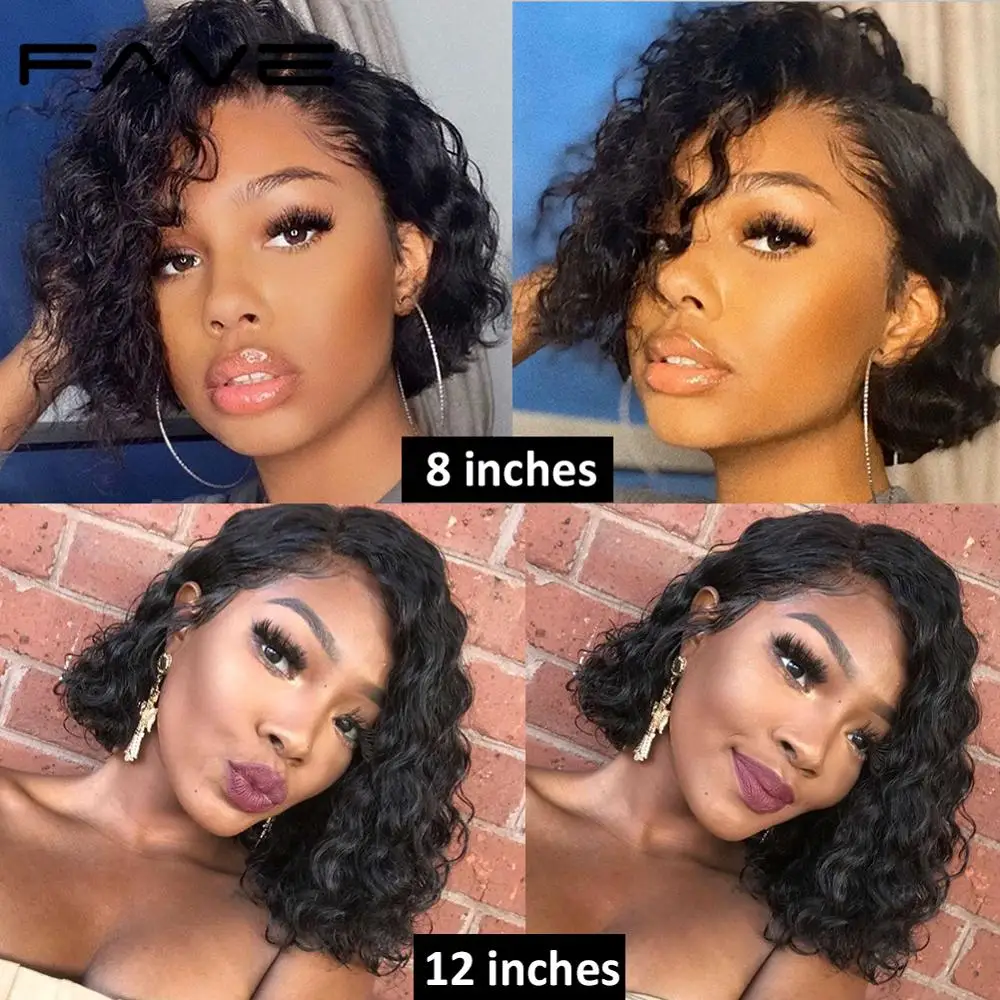 Парики из натуральных волос на фронте FAVE парики волнистых с боковой частью
