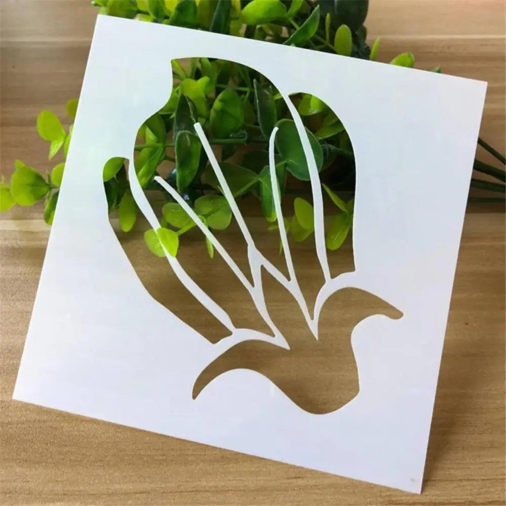 Серия цветов распылительный узор детская ручная копия шаблон для газет