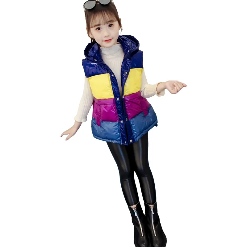 

Girls Vest Winter New Children's Korean Western style Cotton Vest Girl Waistcoat