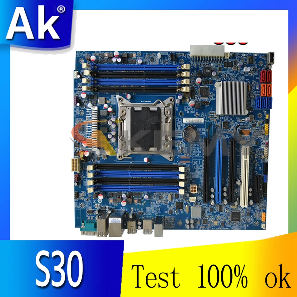 

For lenovo S30 Workstation Motherboard FRU 03T8420 ATX C602 X79 100% Tested Fast Ship
