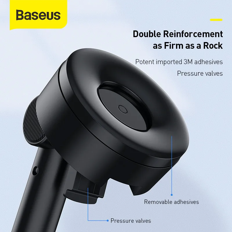 baseus gravity car phone holder flexible suction cup mobile cellphone support mount telephone smartphone holder for phone in car free global shipping