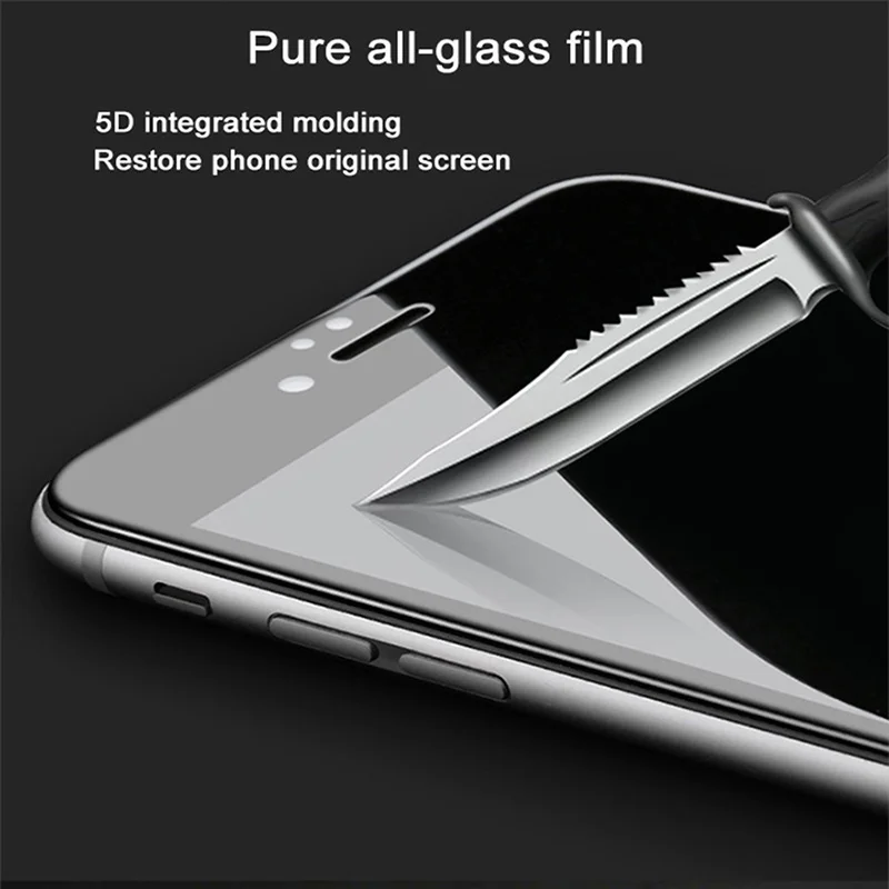Закаленное стекло 5D с полным покрытием экрана для iPhone 7 6 6S 8 Plus X XS MAX XR | Мобильные