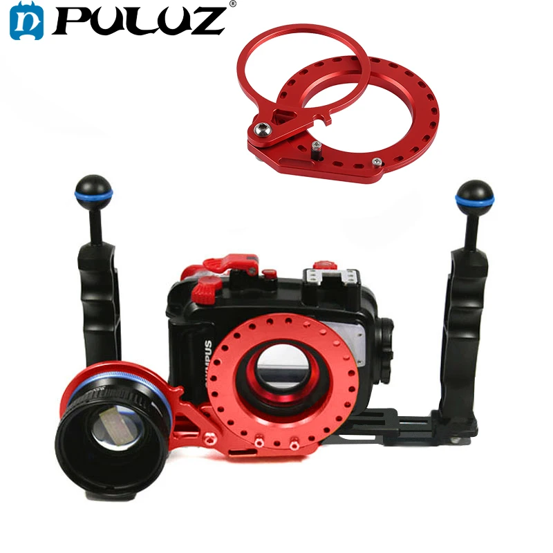 

PULUZ 67mm to 67mm Swing Wet-Lens Diopter Adapter Mount Connector for Canon G7 X II /Sony Camera Underwater Diving Housing Case