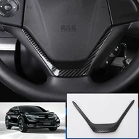 for honda cr v crv 2012 2016 carbon fiber inner steering wheel strip cover trim car modification auto parts
