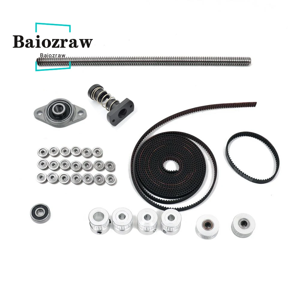 VORON 0 комплект GT2 LL-2GT RF открытый ремень ГРМ 2GT 20T 16T шкив 110-2GT подшипник вала F688 F623 KFL08