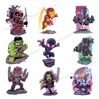 disney marvel superheroes applique anime cartoon patch stickers heat transfer iron on patches clothes accessories decration gift