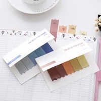 gradient cute kawaii self adhesive memo pad sticky notes bookmark students stationery office school supplie notepads sticker