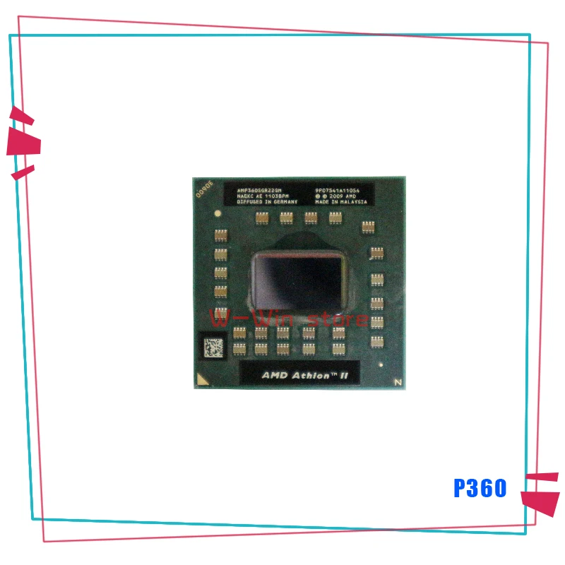 

Двухъядерный мобильный процессор AMD Athlon II P360 2,3 ГГц двухъядерный двухпоточный процессор AMP360SGR22GM разъем S1