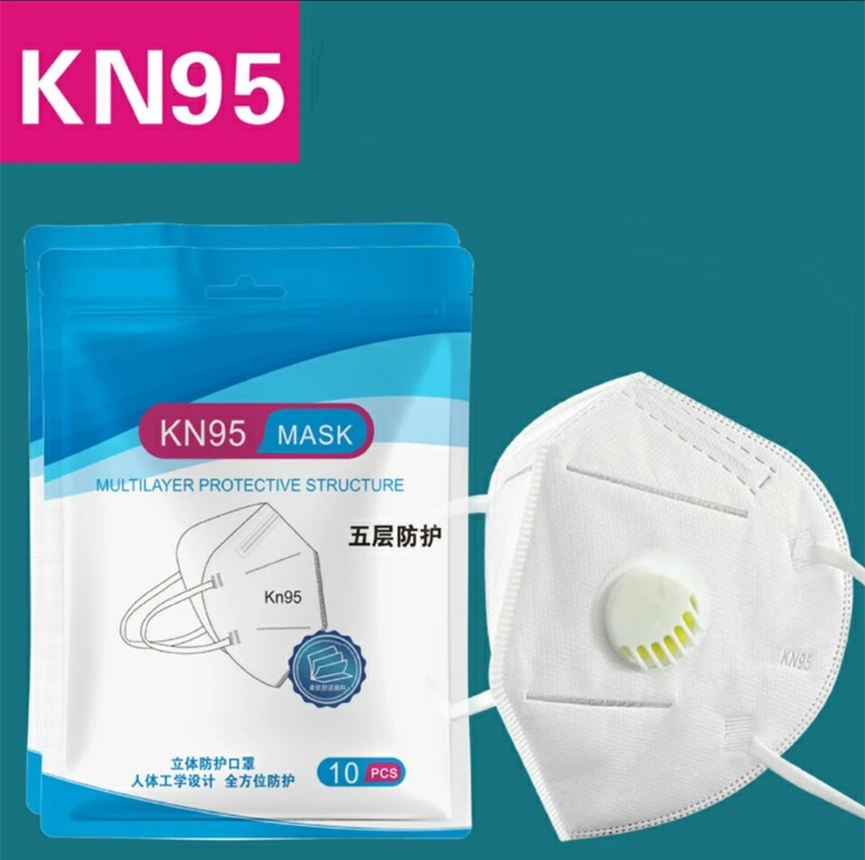 3D Design Earloop & Headband Mask KN9 5 Adult Respirator For Men And Women Individual Package Five Layers Of Filter Wedding |