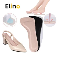 soft leather high heels shoes woman insole for flat foot pain relief massage arch support shoes pads heel protector insert soles